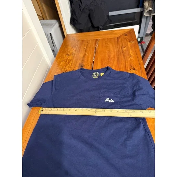 Polo Ralph Lauren Kids Navy Blue Dog Life Vest Graphic T Shirt Size M 8/10 - Picture 6 of 8